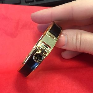 Kate Spade ♠️ Black and Gold Bracelet